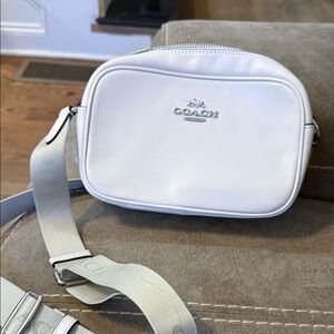 Coach White Belt Bag